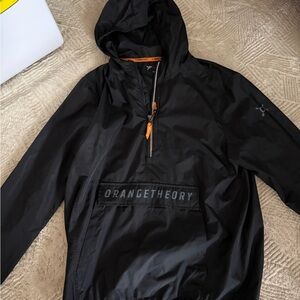 Orangetheory Black and Orange Windbreaker